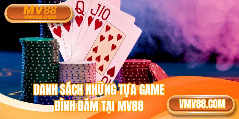 Tổng hợp những trò chơi đình đám tại casino MV88
